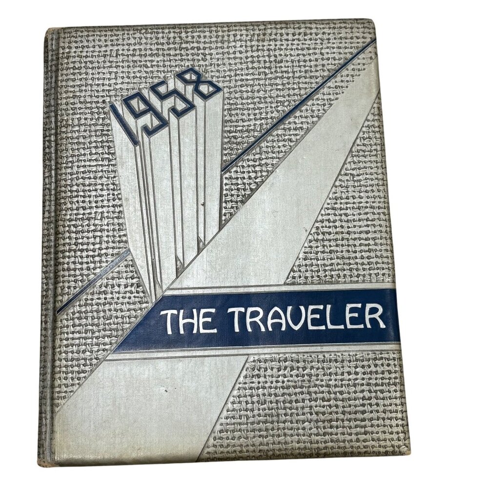 1958 The Traveler Yearbook With Autographs & Messages